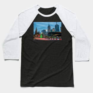 Federation Square, Melbourne - Christmas 2018 Baseball T-Shirt